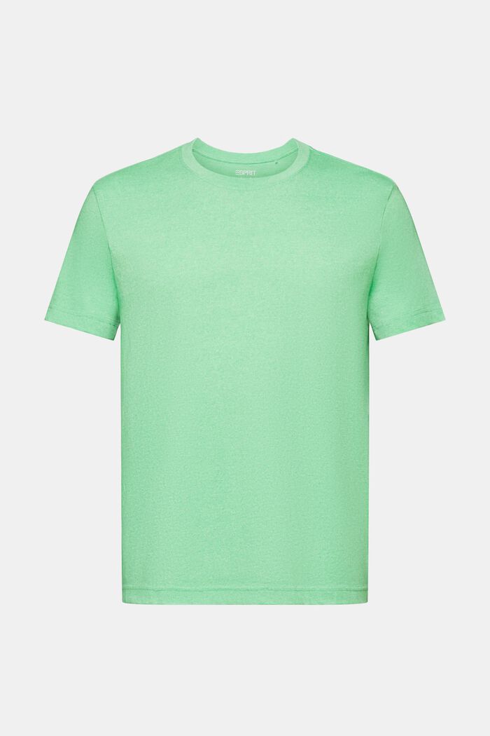 Melange-T-shirt, CITRUS GREEN, detail image number 5