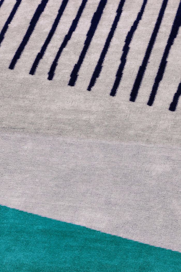 Strandhåndklæde i et stribet design, DEEP WATER, detail image number 1