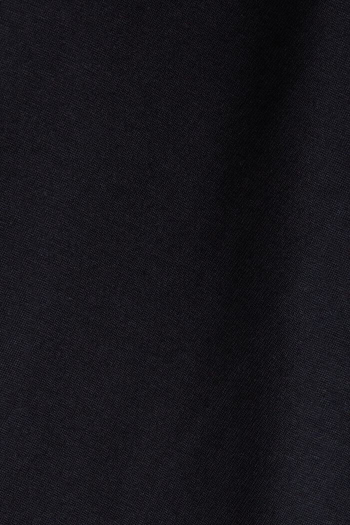T-shirt i pimabomuld med tryk, BLACK, detail image number 5