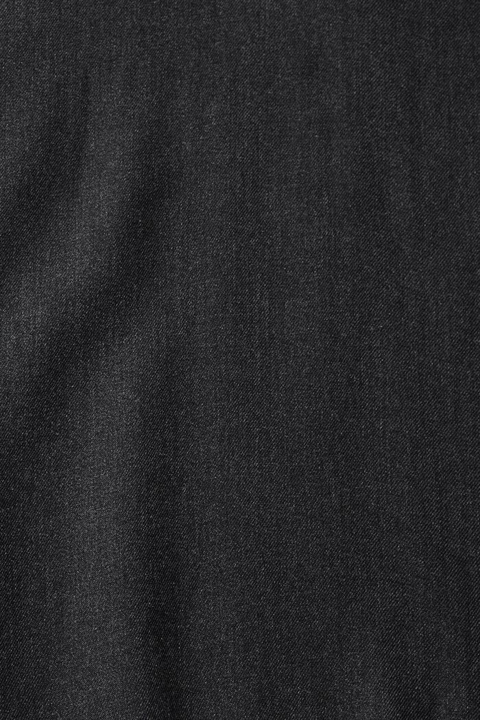 Bluse med slå om-halsudskæring, BLACK, detail image number 5