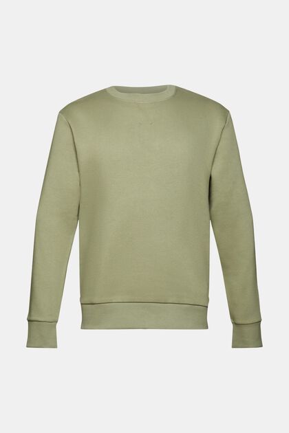 Genanvendte materialer: ensfarvet sweatshirt