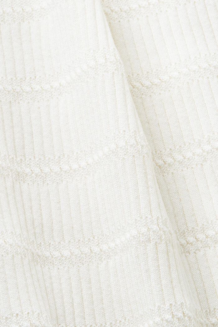 Sweater-tanktop med V-hals, OFF WHITE, detail image number 4