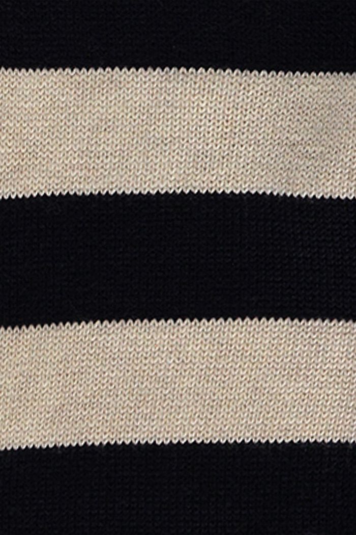 Stribet tørklæde, NAVY, detail image number 2