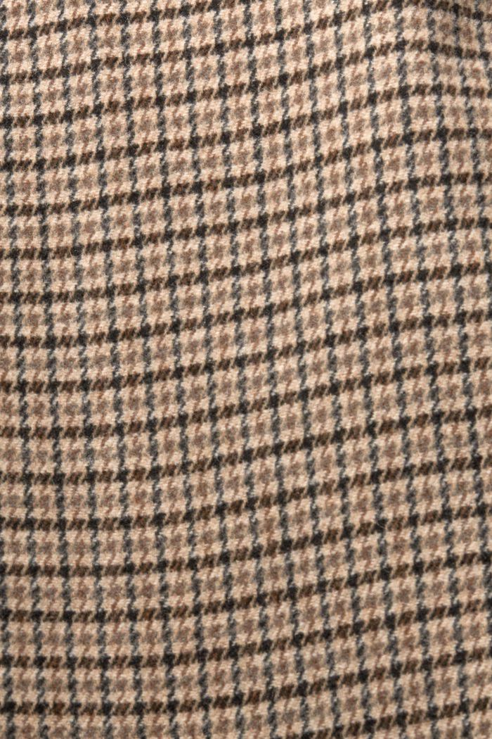 Ternet frakke i uldmiks, BARK, detail image number 4
