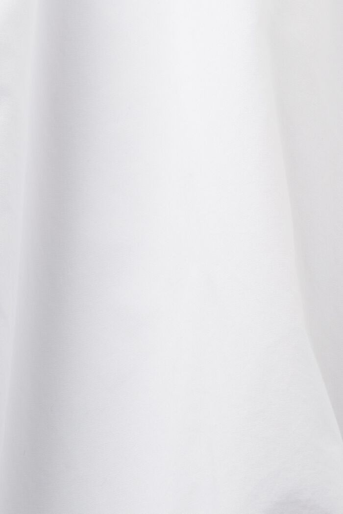 Poplin-skjortebluse, 100 % bomuld, WHITE, detail image number 5