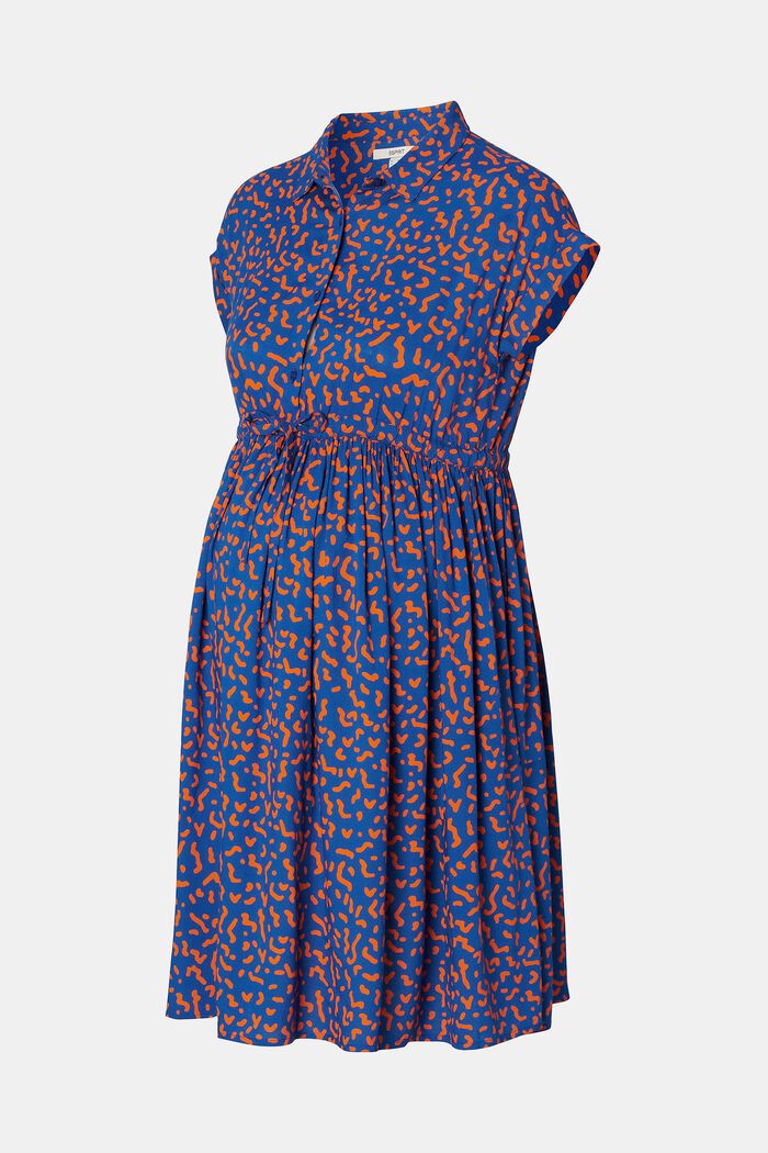 MATERNITY kjole med tryk, ELECTRIC BLUE, detail image number 5