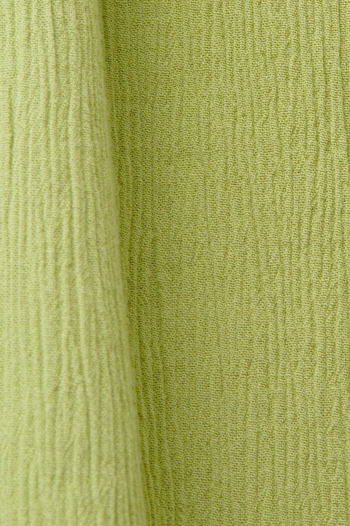 Krøllet maxi-kjole, PISTACHIO GREEN, detail image number 6