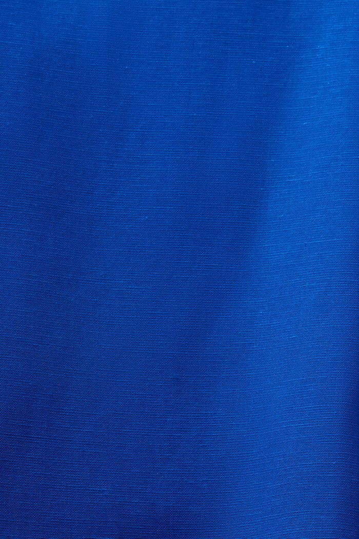 Oversized button up-skjorte, BRIGHT BLUE, detail image number 5