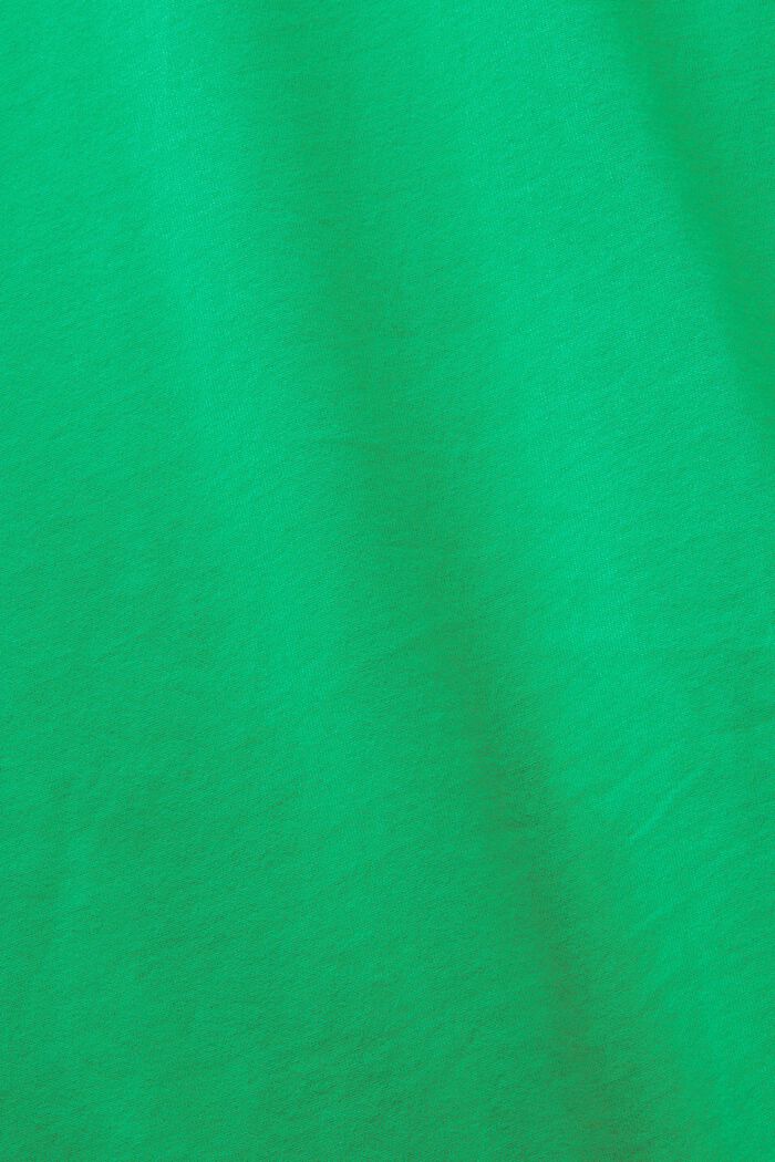 Rullekravetrøje i bomuld med lange ærmer, GREEN, detail image number 5