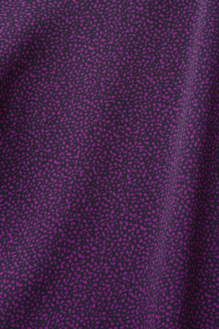 Bluse med mønster, LENZING™ ECOVERO™, DARK PINK, detail image number 4