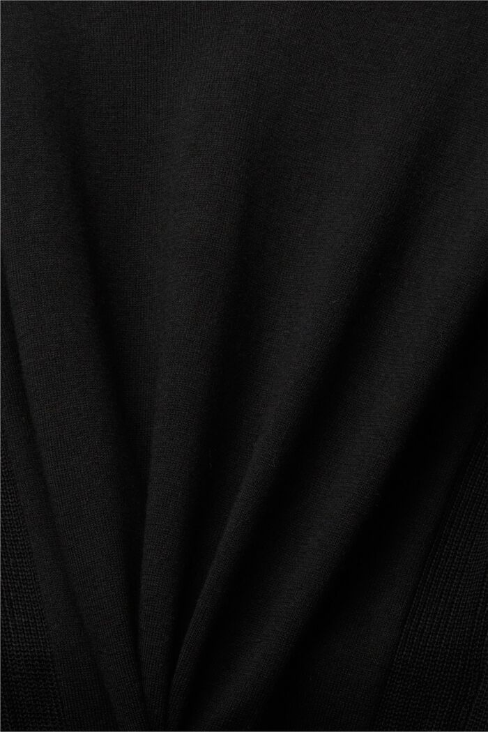 Pullover med V-hals, BLACK, detail image number 1