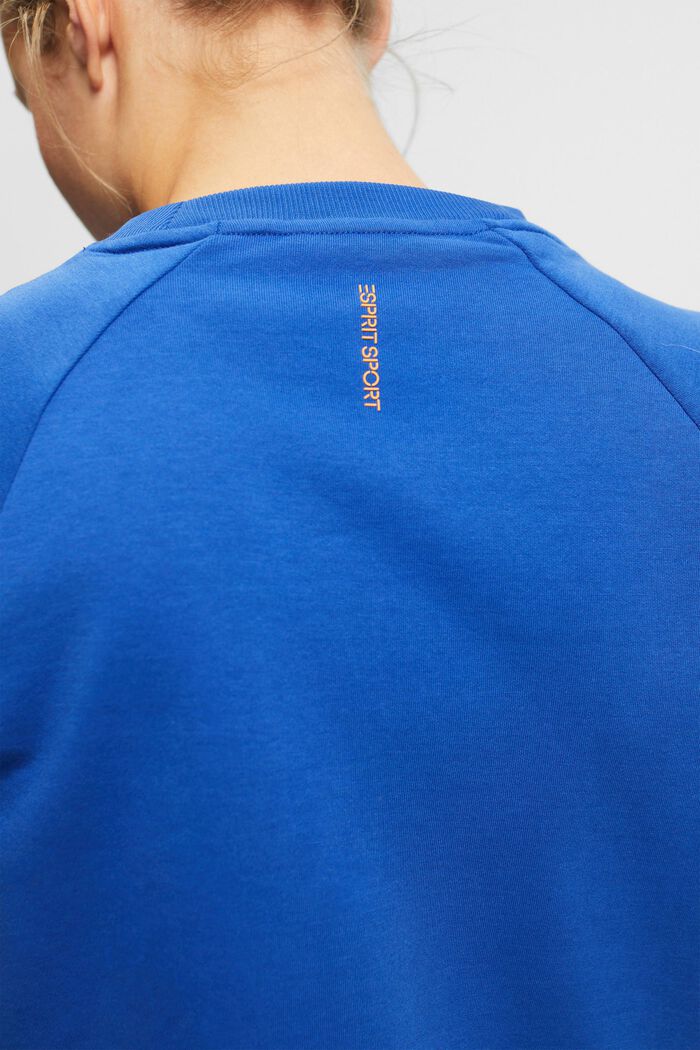 Sweatshirt med lynlåslommer, BRIGHT BLUE, detail image number 4
