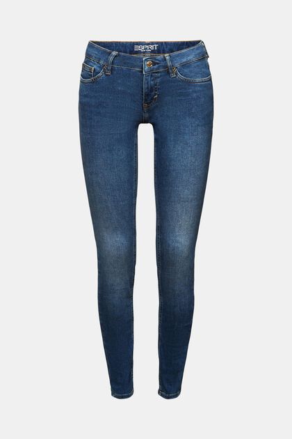 Genanvendt: skinny jeans med lav talje
