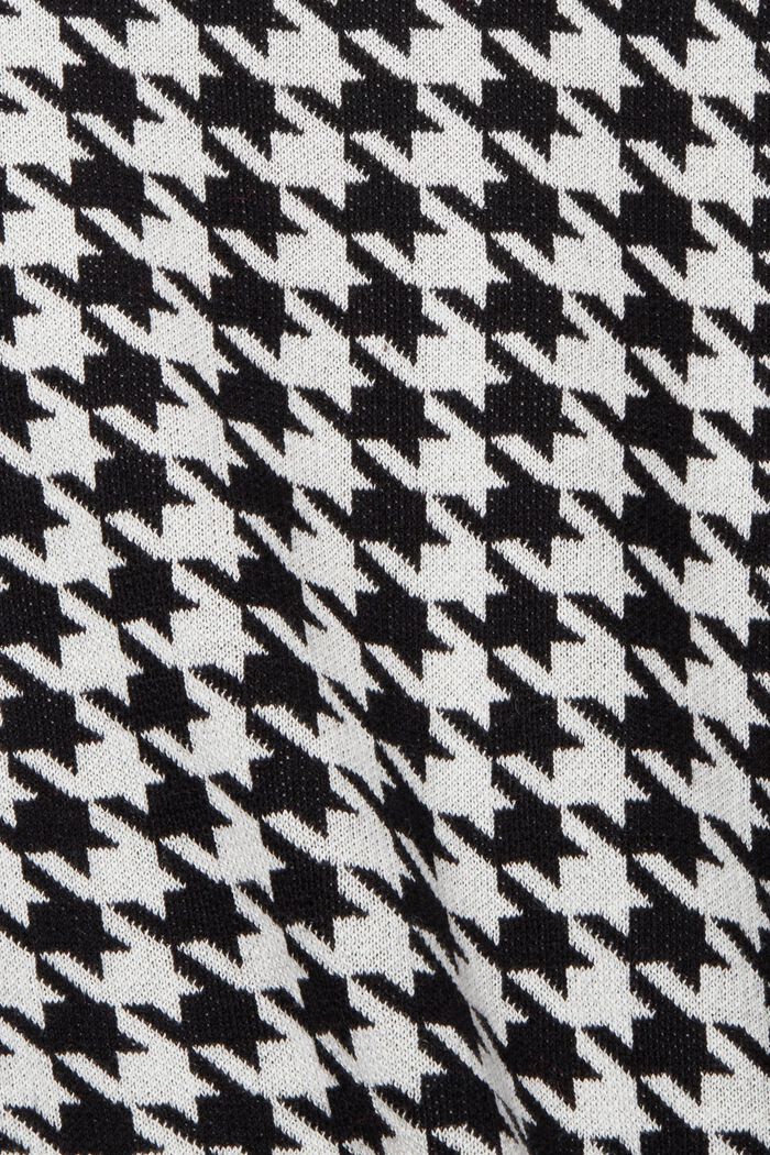 Pullover med pepitatern, BLACK, detail image number 1