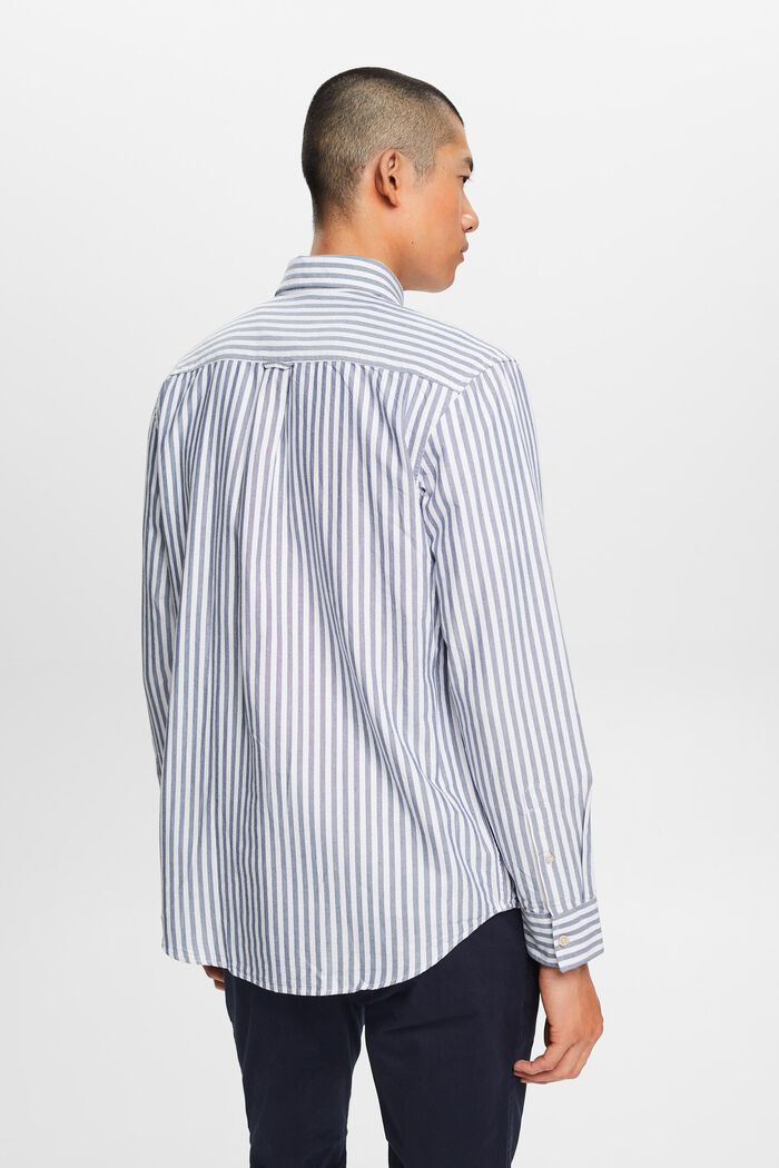 Button down-skjorte med Oxford-striber, GREY BLUE, detail image number 3