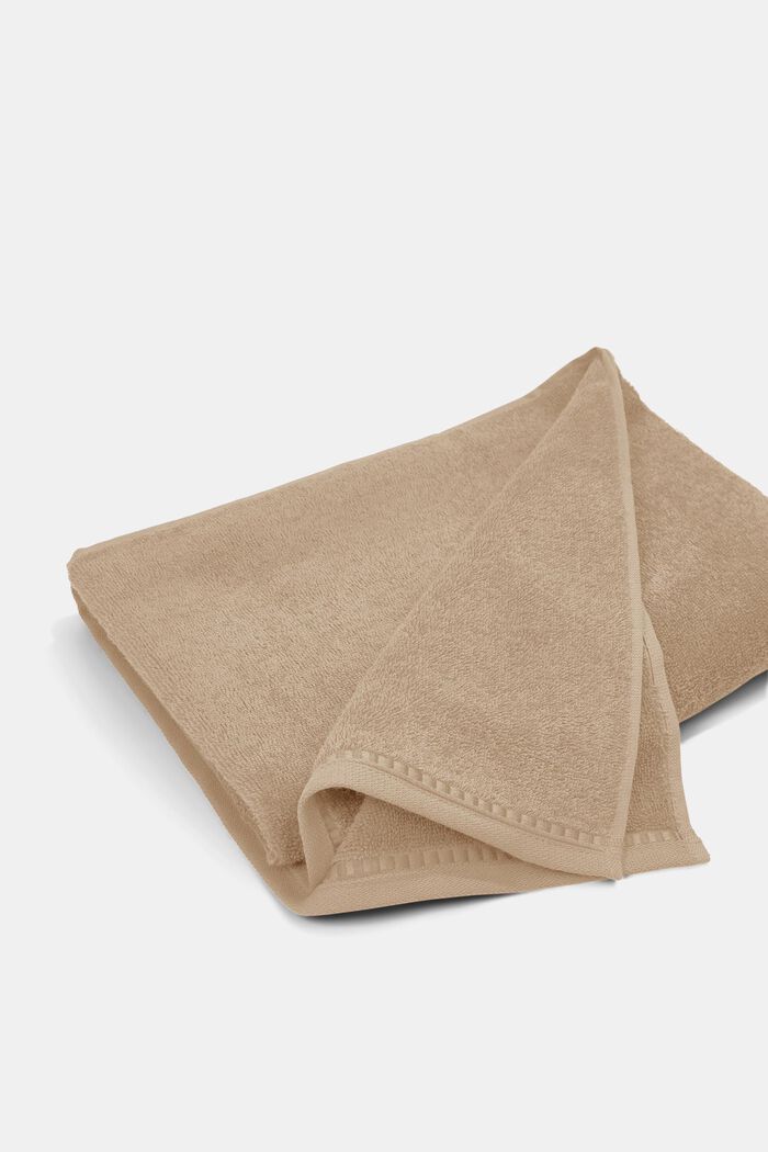 Med TENCEL™: Håndklædesæt af frotté med 3 stk., MOCCA, detail image number 4