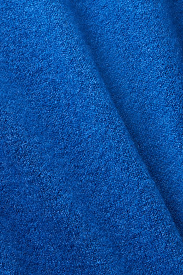 Midikjole med rullekrave, BRIGHT BLUE, detail image number 5