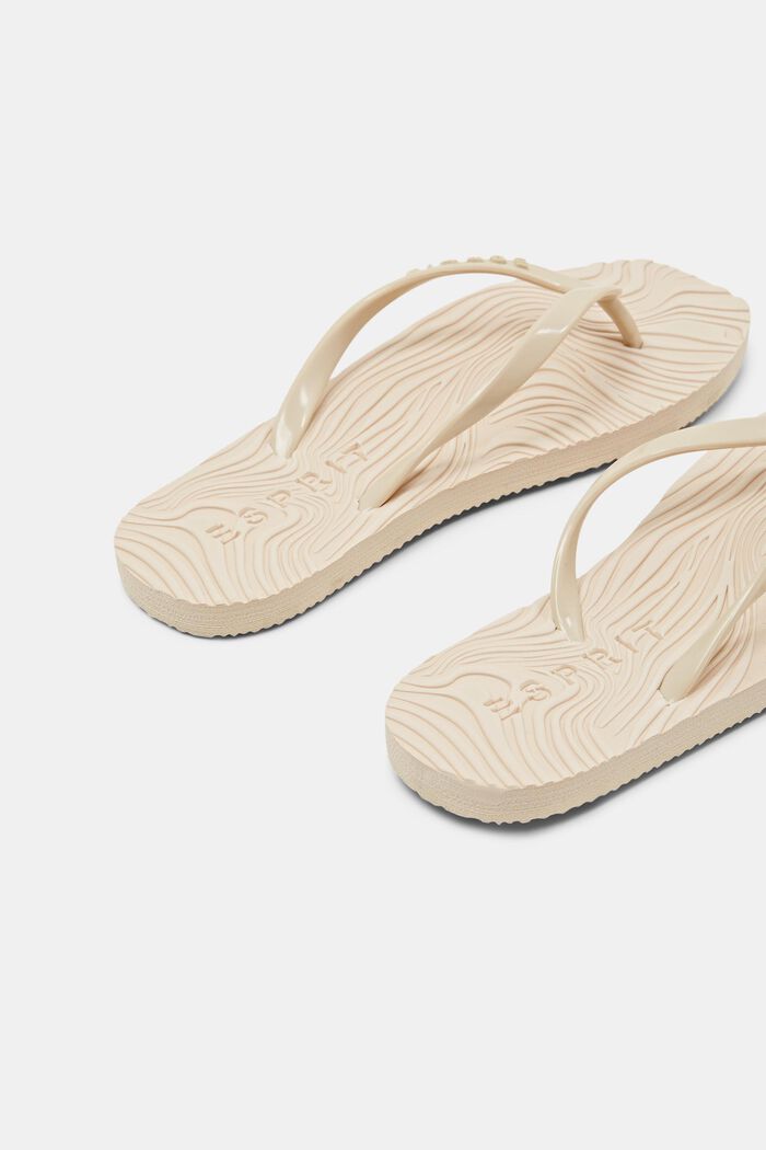 Trendy flip flop-sandaler, BEIGE, detail image number 3