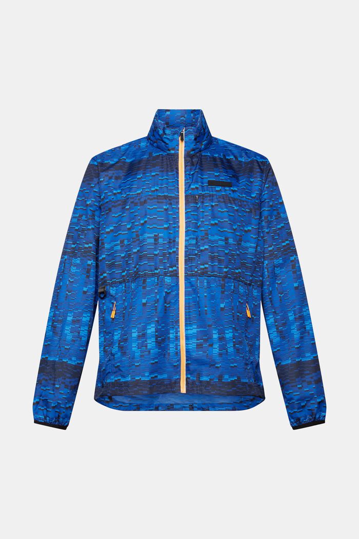 Vandafvisende jakke med hætte, BRIGHT BLUE, detail image number 6