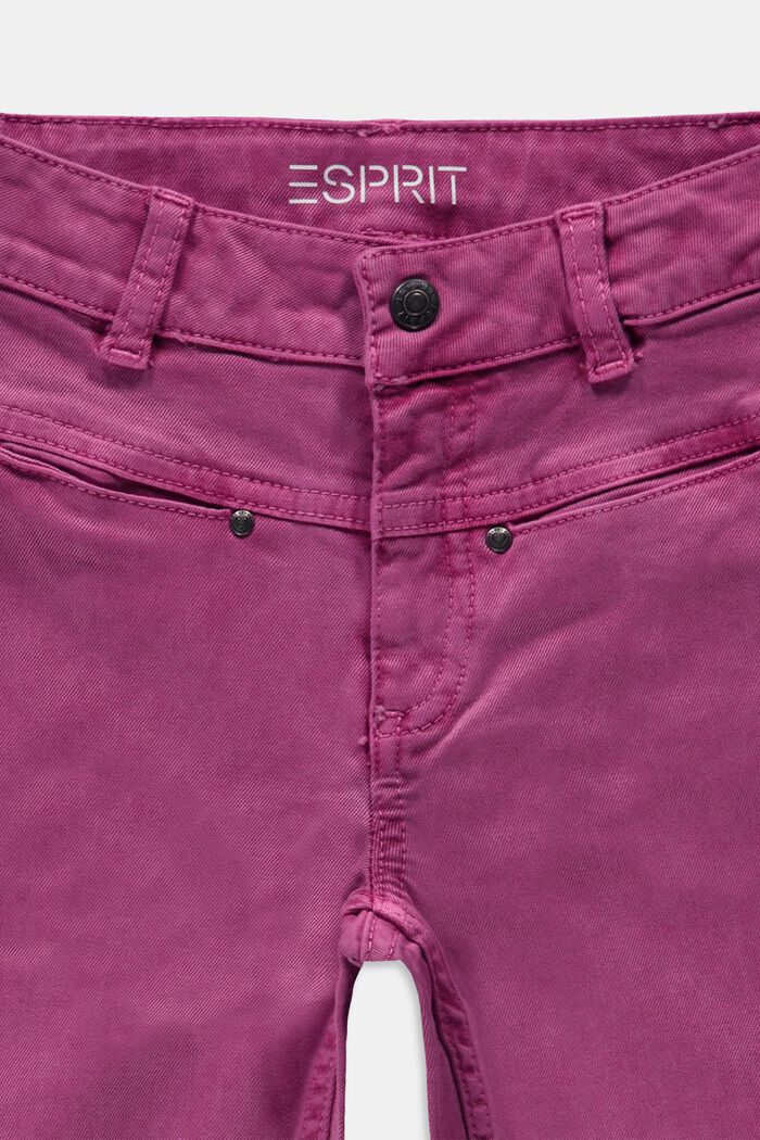 Jeans med justerbar linning, DARK PINK, detail image number 1