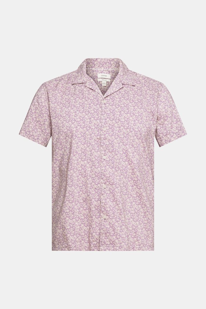 Skjorte med blomstret mønster