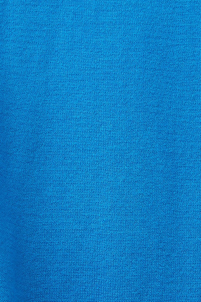 Pullover med høj krave, LENZING™ ECOVERO™, BLUE, detail image number 5