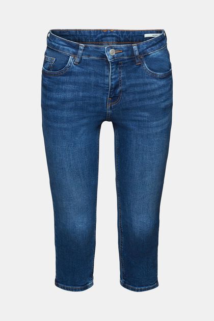 Capri-jeans af økologisk bomuld