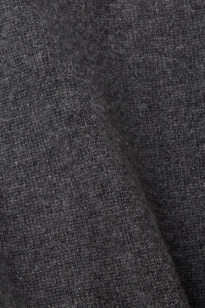 Sweater i kashmir, ANTHRACITE, detail image number 6
