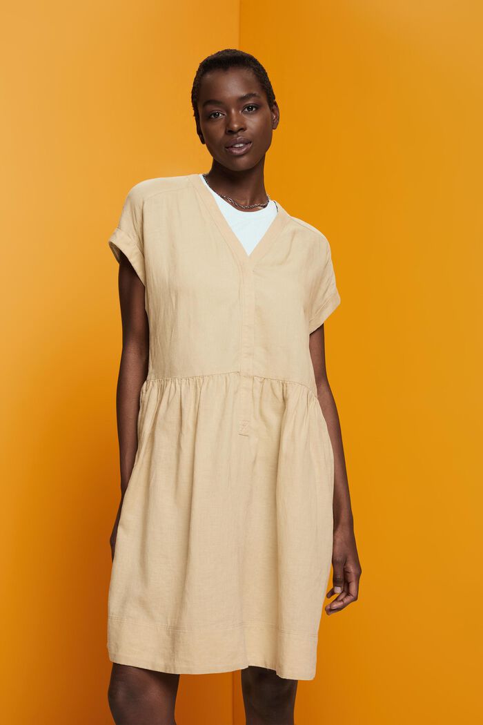 ESPRIT-Knælang kjole, i vores onlinebutik