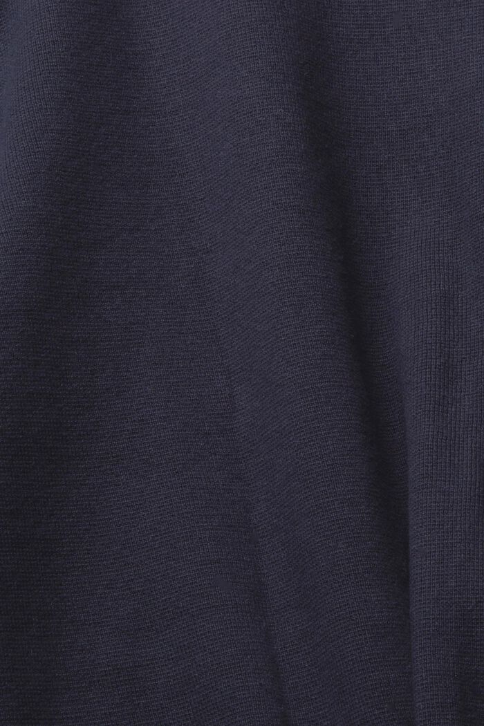 Cardigan med lynlås, NAVY, detail image number 4