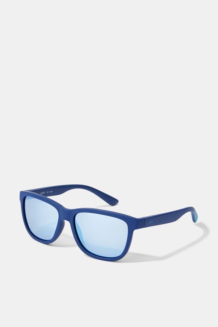 Rektangulære solbriller, BLUE, detail image number 0