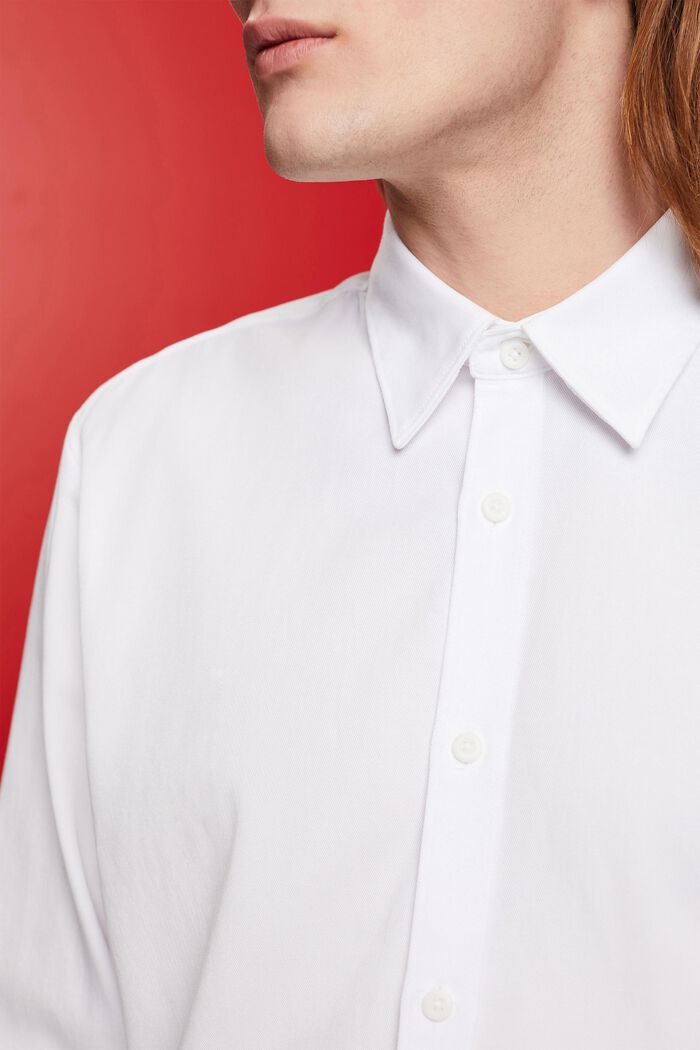 Shirt i slim fit, WHITE, detail image number 2