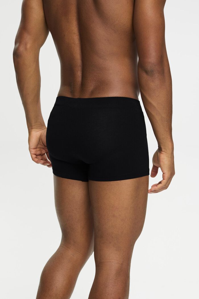 Multipakke med korte shorts i bomuldsmiks med stretch til mænd, WHITE, detail image number 2