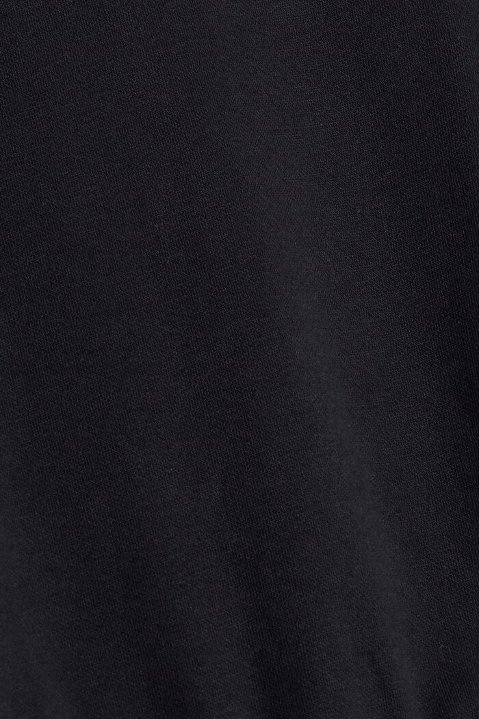 Kjole i lag på lag-look med økologisk bomuld, BLACK, detail image number 4