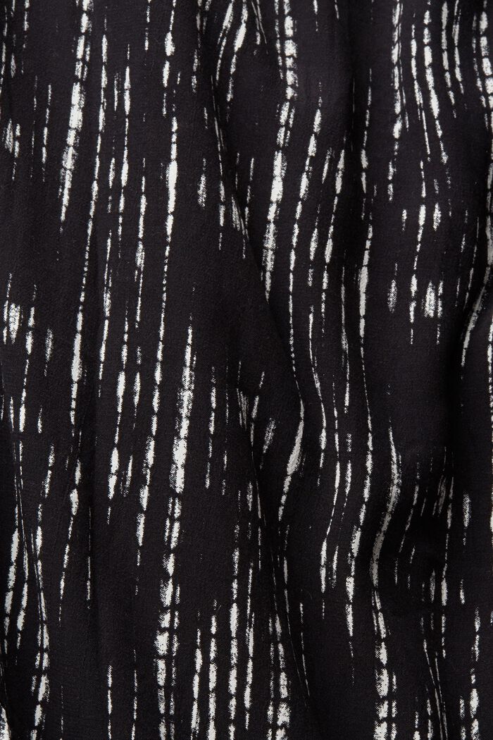 Mønstret skjortekjole, BLACK, detail image number 4
