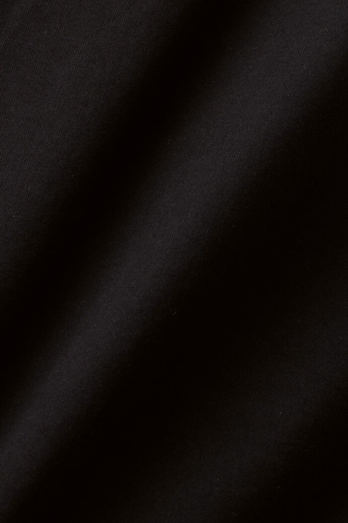 Shorts med fletbælte i raffiabast, BLACK, detail image number 6