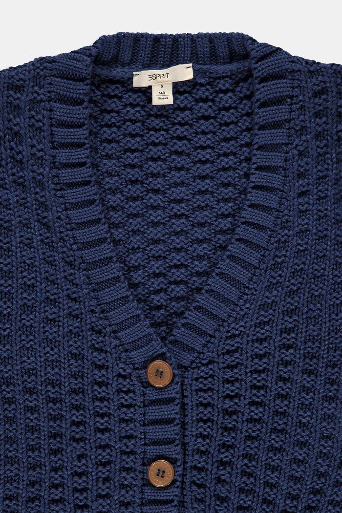 Sweaters cardigan, BLUE, detail image number 2