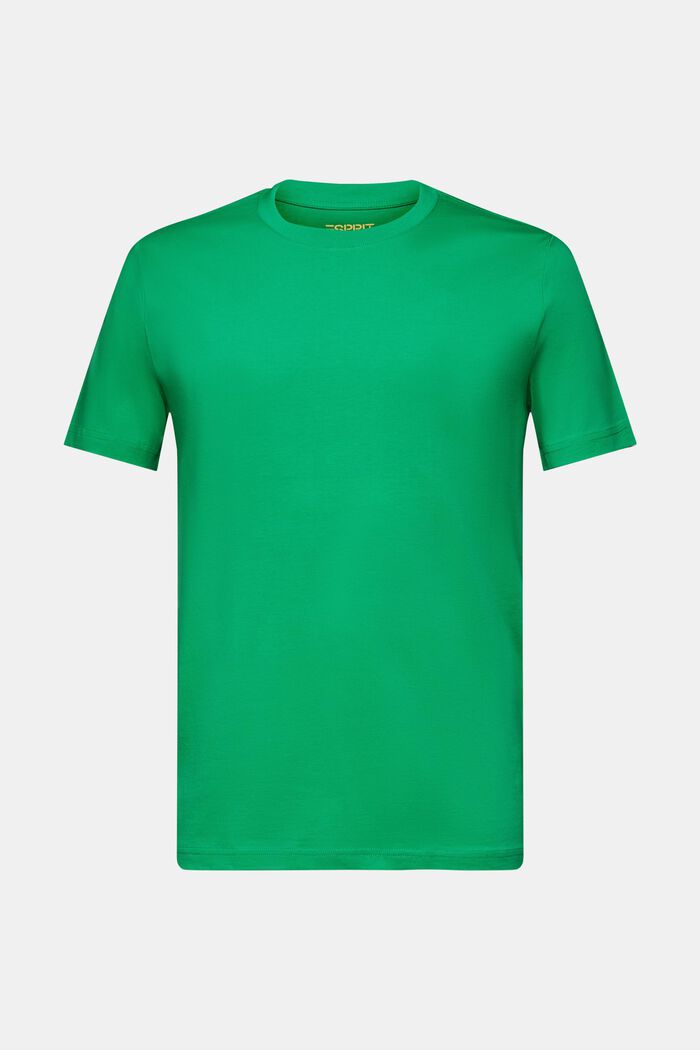 Jersey-T-shirt med rund hals, NEW GREEN, detail image number 5