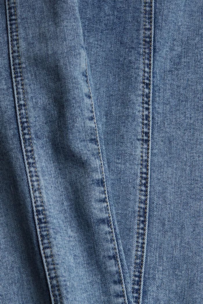 Jeans med pyntesyninger, økologisk bomuld, BLUE LIGHT WASHED, detail image number 4