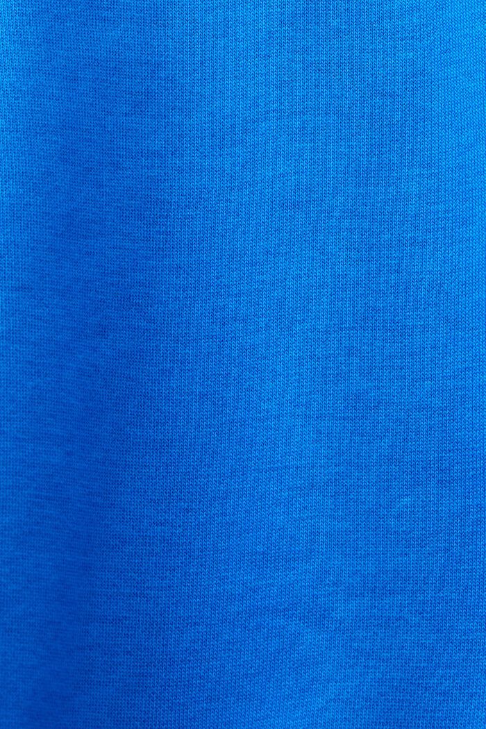 Sweatshirt med hætte og syet logo, BRIGHT BLUE, detail image number 5