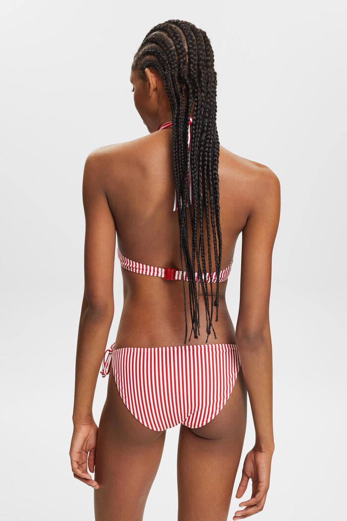Bikinitrusser med bindebånd i siden, DARK RED, detail image number 3