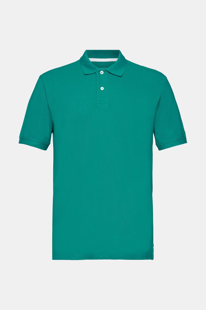 Poloshirt i slim fit, EMERALD GREEN, detail image number 7