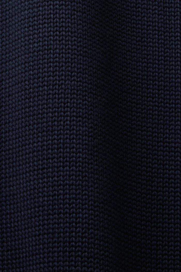 Strikket minikjole med rullekrave, NAVY, detail image number 5
