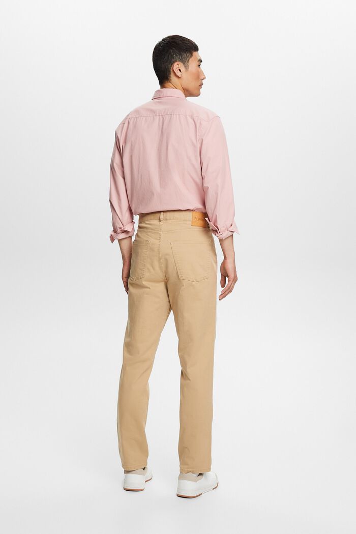 Klassiske lige bukser, BEIGE, detail image number 3