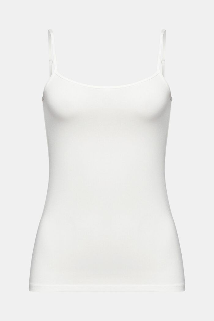 Camisole i jersey, OFF WHITE, detail image number 6