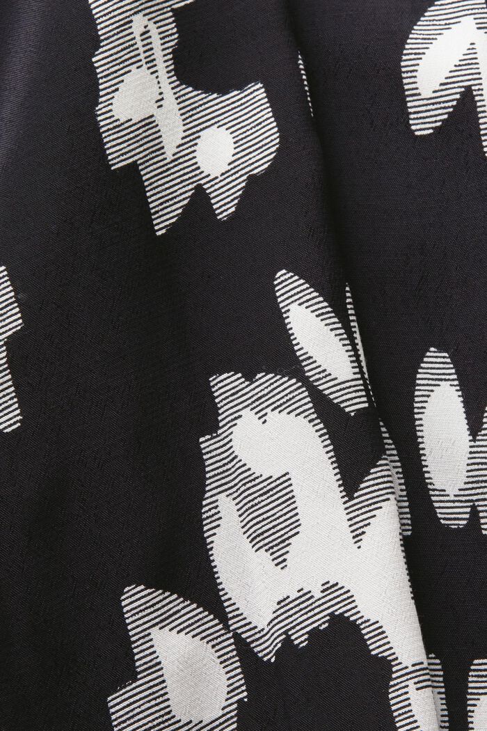 Skjortebluse med print, BLACK, detail image number 5