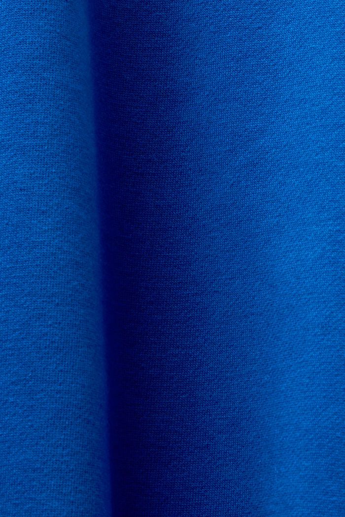Unisex hættetrøje i fleece med logo, BRIGHT BLUE, detail image number 6