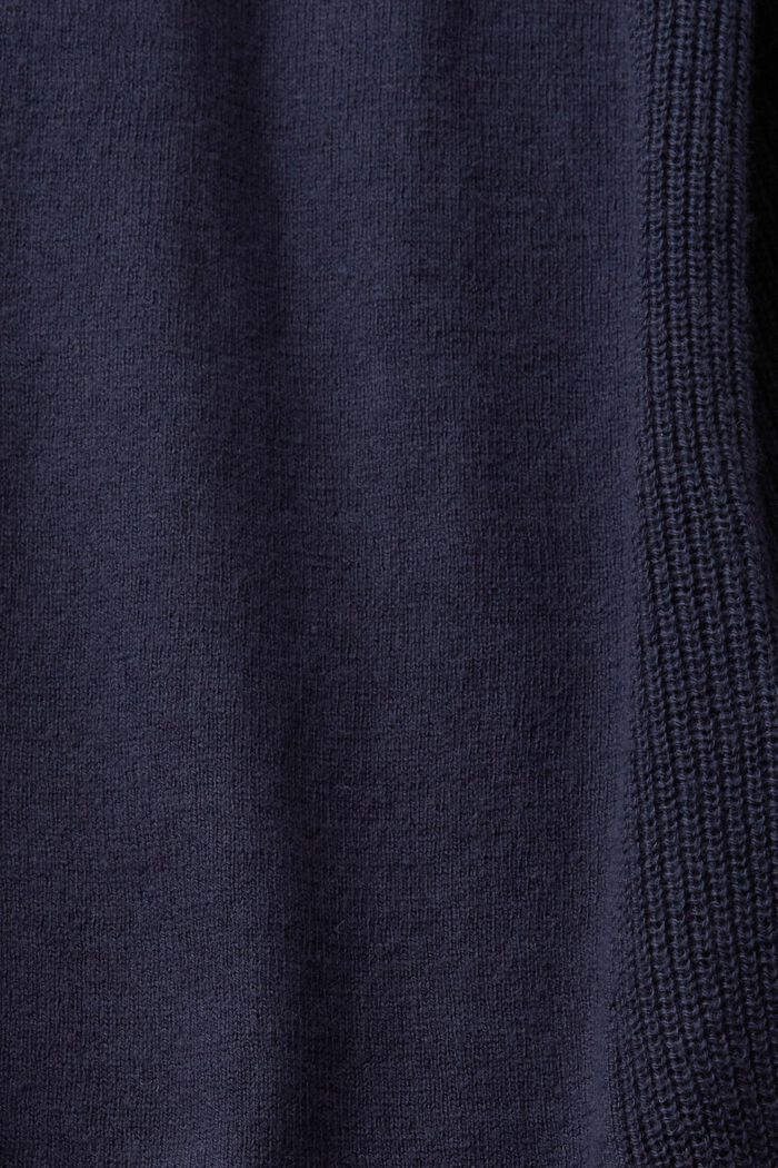 Fint vævet pullover, NAVY, detail image number 5