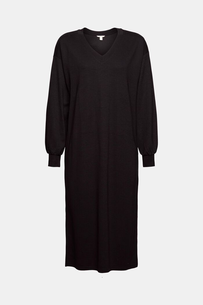 Loungewear-kjole, LENZING™ ECOVERO™, BLACK, detail image number 6