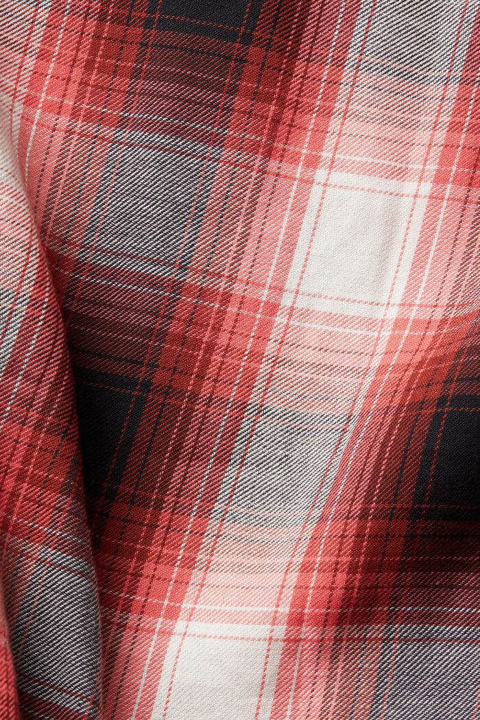 Ternet bluse, 100% bomuld, CINNAMON, detail image number 5